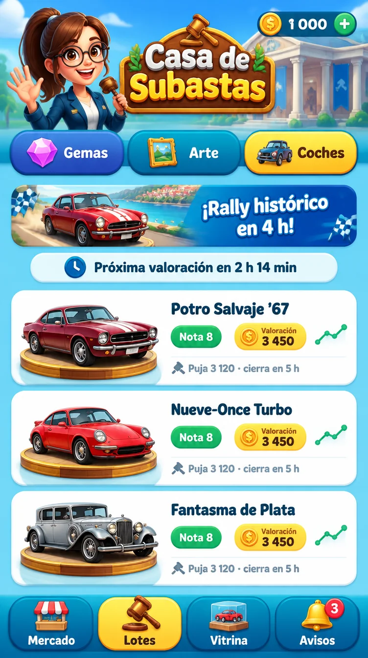 Captura de Casa de subastas